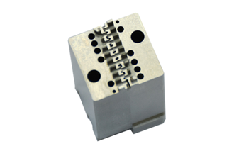 Precision mold core inserts and CNC-machined tooling