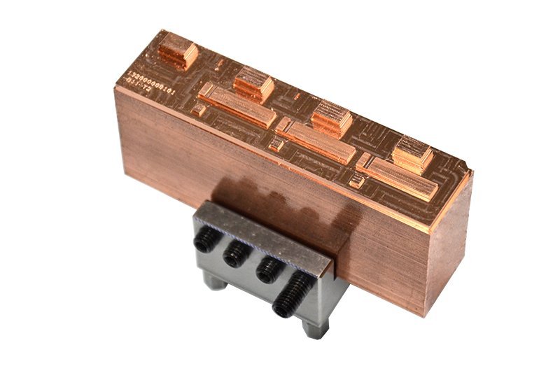Precision machined mold insert for plastic injection tooling