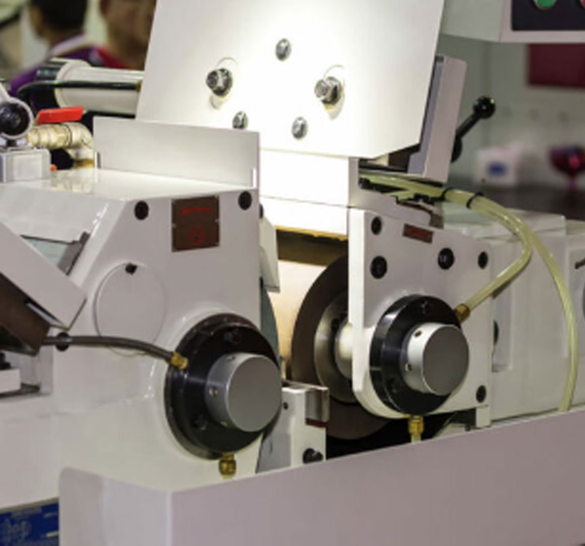 Precision-ground metal component with tight tolerances