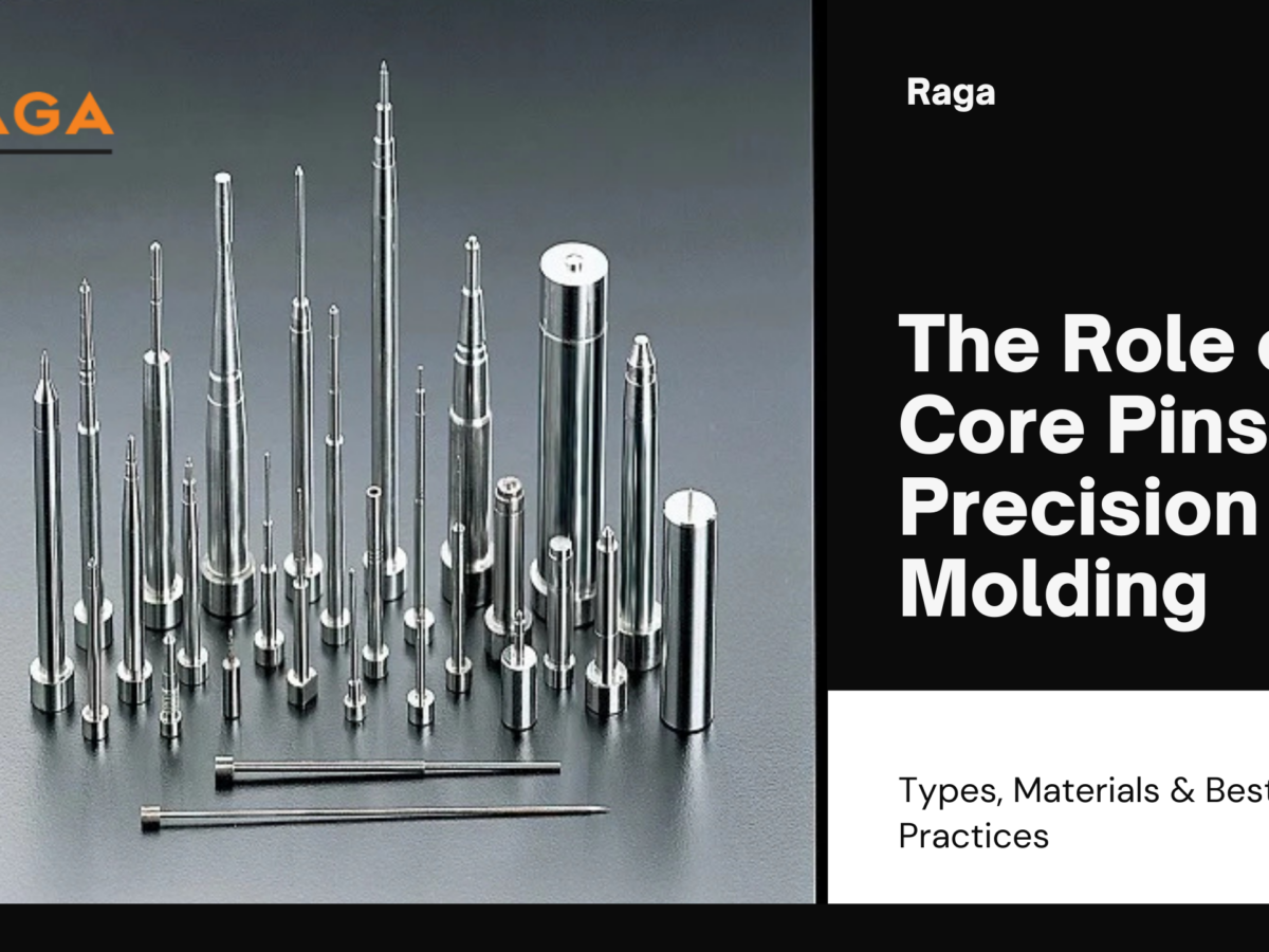 CNC-machined precision mold cores and tooling parts