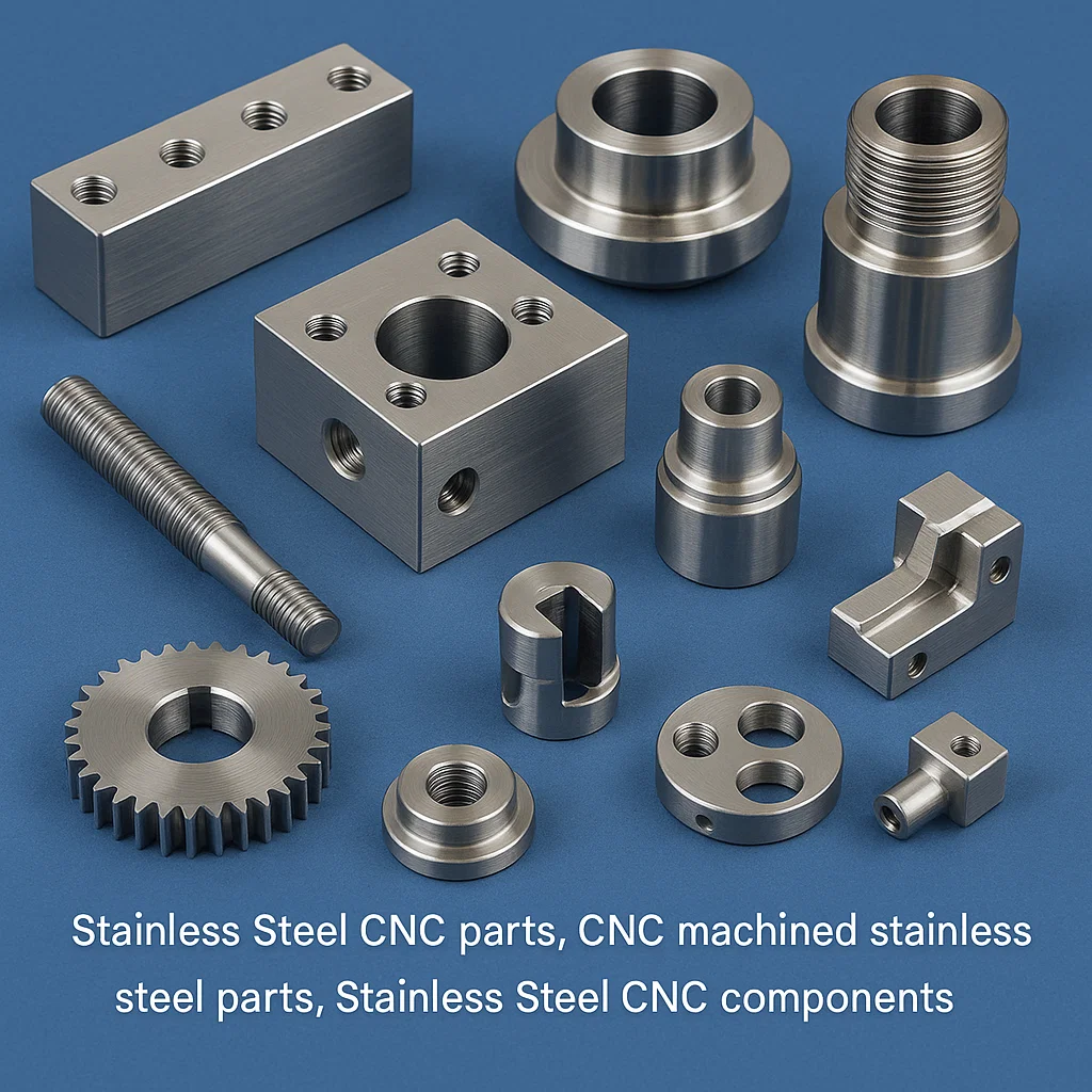 Precision mold components and CNC-machined metal parts
