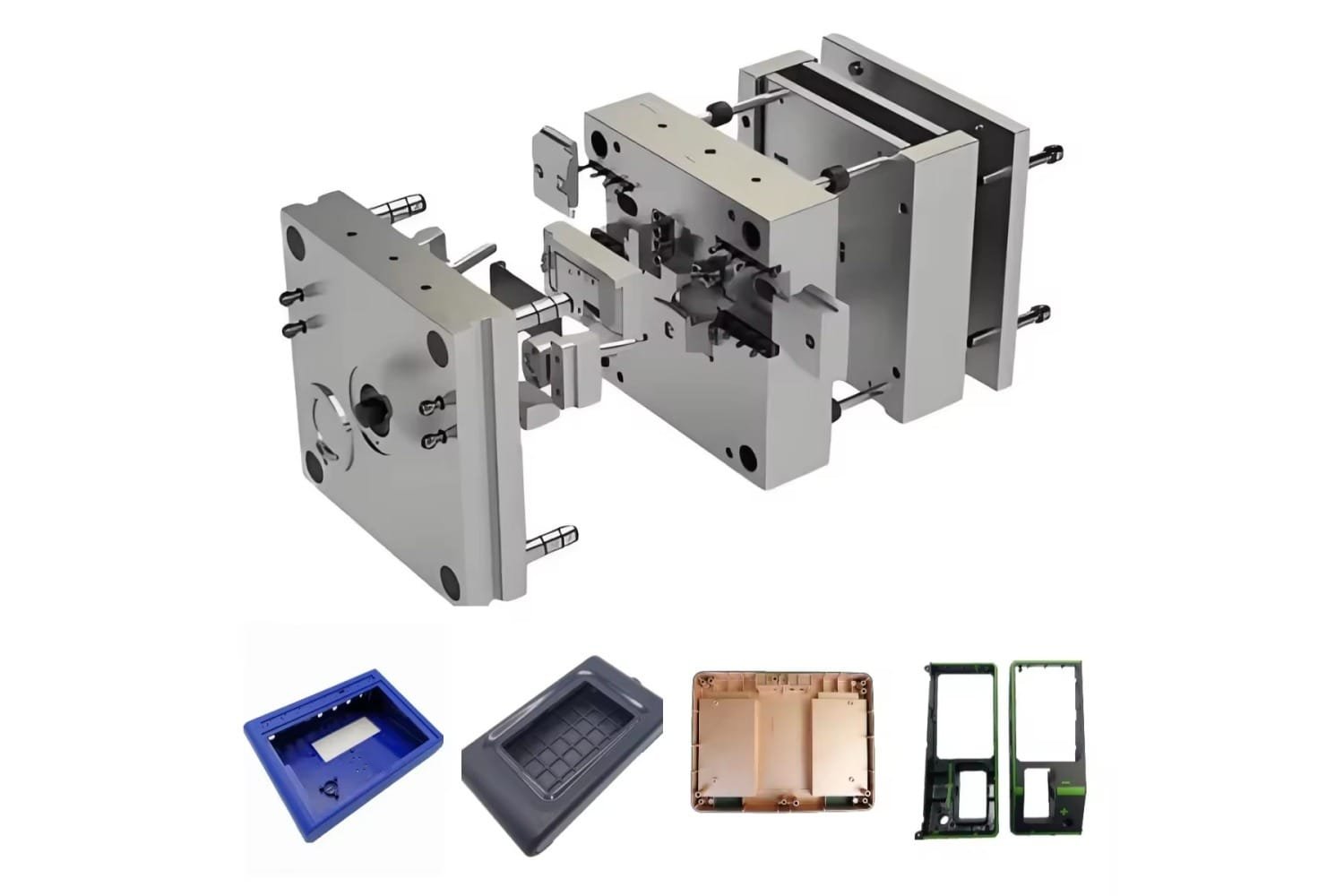 Precision-machined e-cigarette mold component inserts