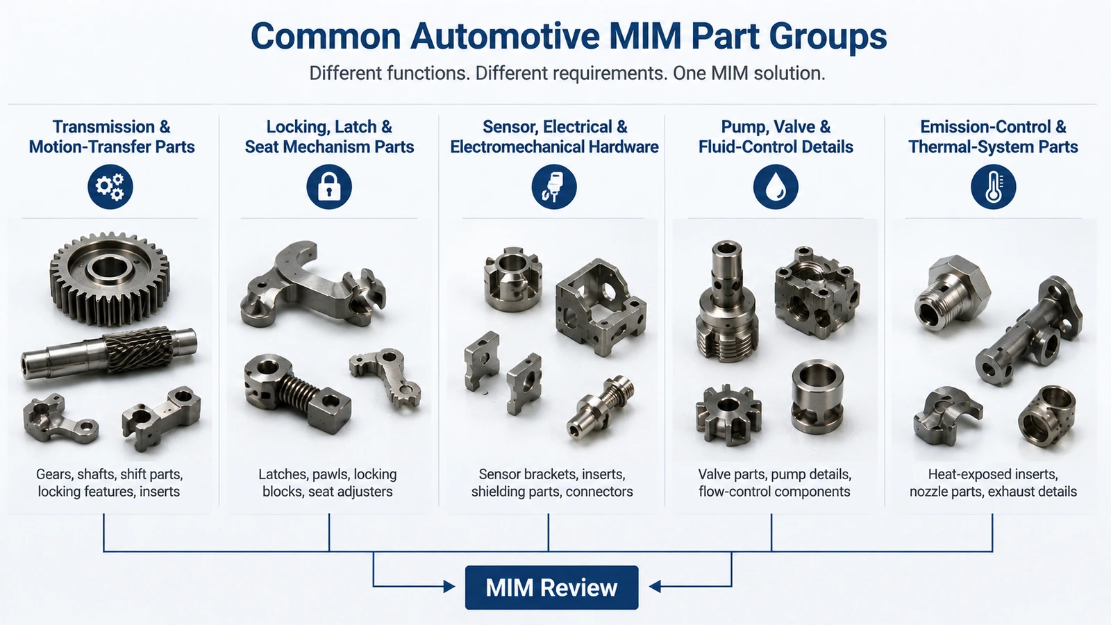 MIM Automotive Parts