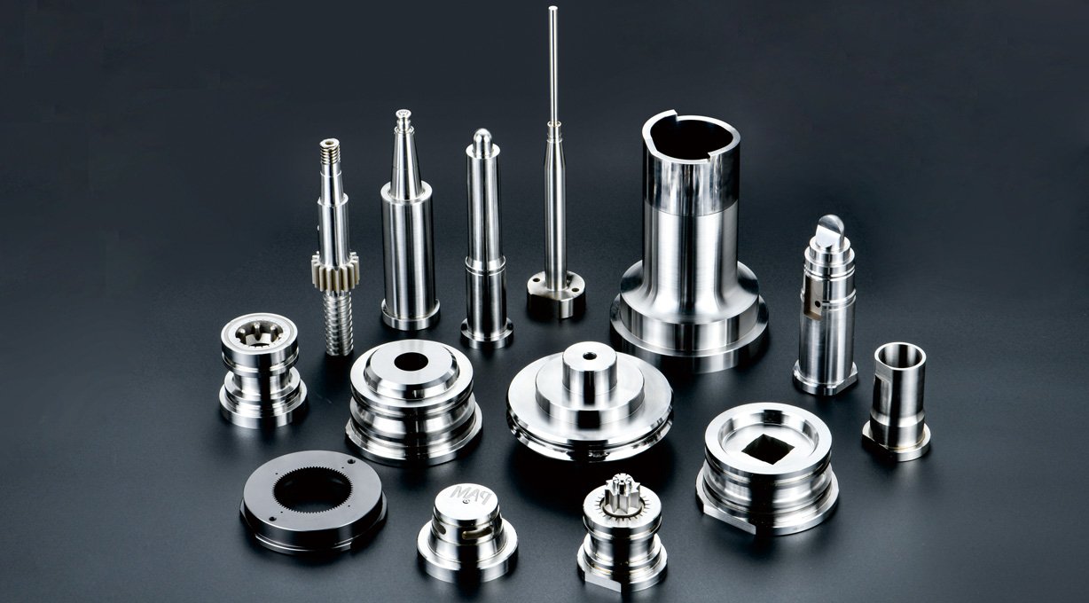 Precision round CNC metal component for mold
