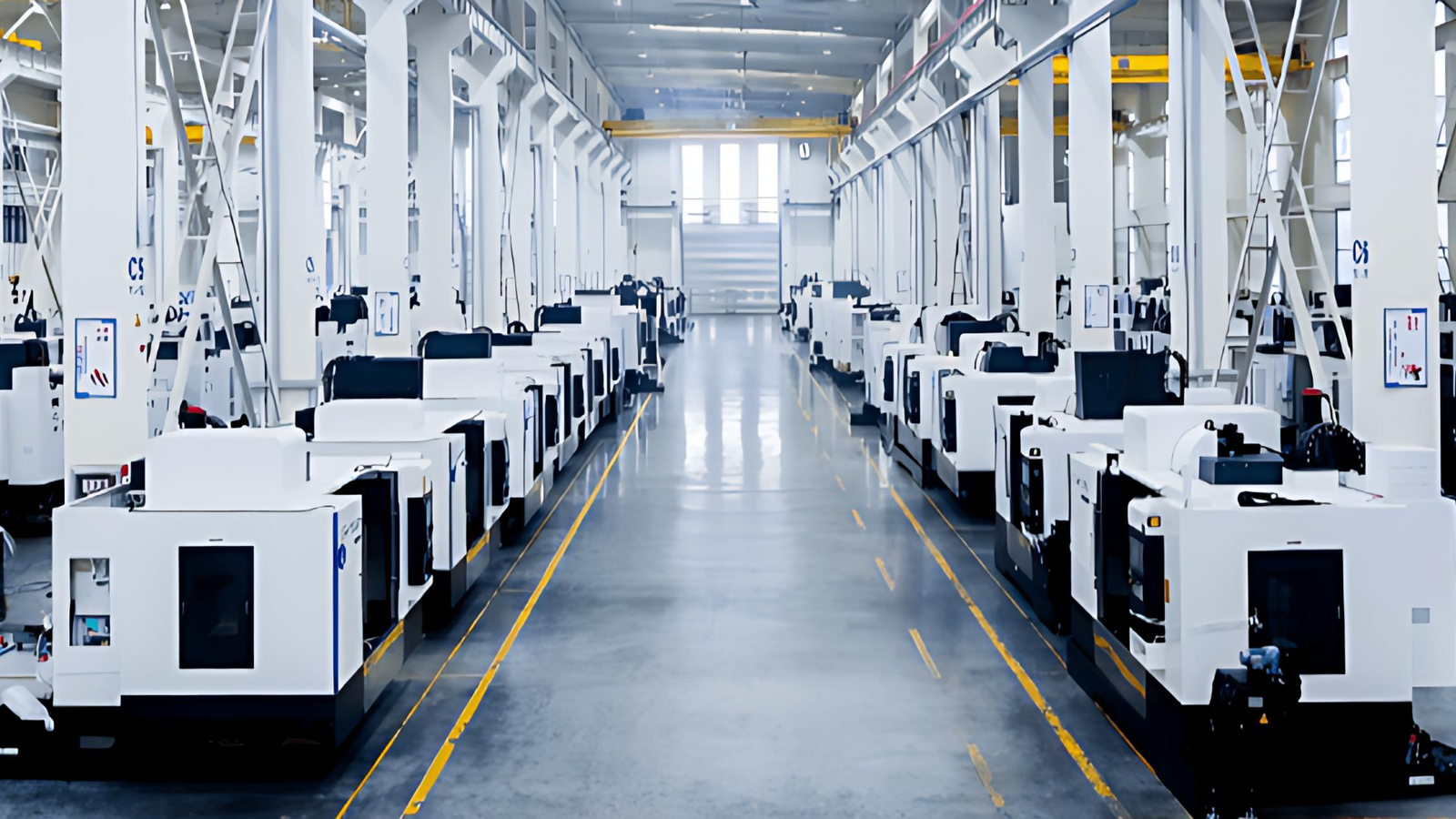 XUXIANG factory floor with precision machining equipment