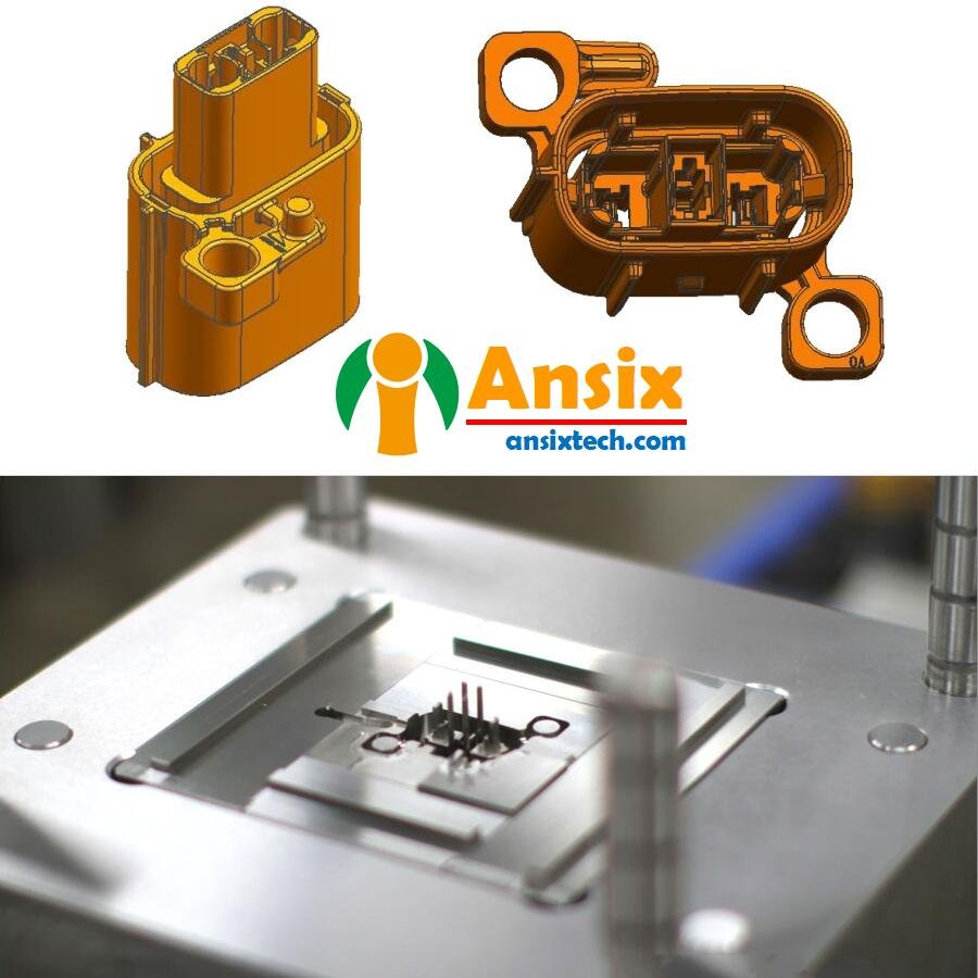 Precision-ground ejector pin for automotive connector multi-cavity tooling